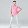 4 Pack: Youth Girls Athletic Shirts, Short Sleeve Dry Fit Apparel Tech Tshirts, Sports Activewear for Kids Teens (Set 2, Youth Small) view 2