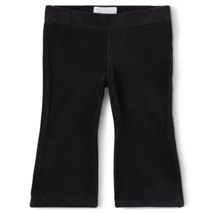 The Children's Place,and Toddler Flare Fashion Legging,Black,9-12 Months