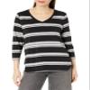 Calvin Klein Performance Women's Basic Calvin Klein Comfortable T-Shirt, Black view 1