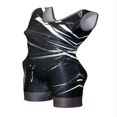Matman USA The Breakdown Tournament Women's Wrestling Singlet (Black, Medium)