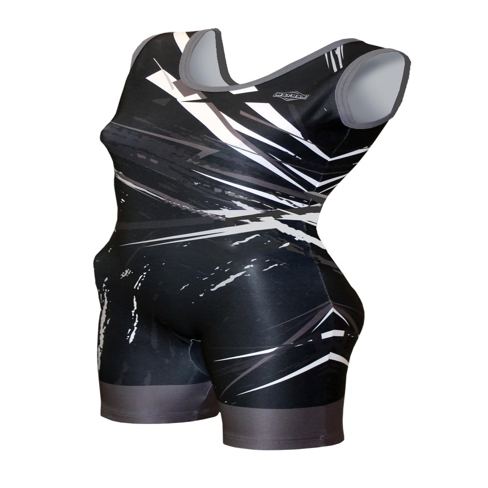 Matman USA The Breakdown Tournament Women's Wrestling Singlet (Black, Medium)