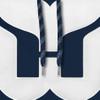Bulletin Hartford Whalers Vintage NHL Express Twill Logo Hoodie - Navy view 2