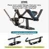 GORIX Bike Rear Fork Mount Rack Display Stand Car Carrier Storage Truck Road Mountain Bicycle (GX-0114) (Thru-Axle 12/15mm (Matt Black)) view 2