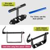 GORIX Bike Rear Fork Mount Rack Display Stand Car Carrier Storage Truck Road Mountain Bicycle (GX-0114) (Thru-Axle 12/15mm (Matt Black)) view 4
