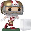 POP Football: 49ers - George Kittle Funko Vinyl Figure (Bundled with Compatible Box Protector Case), Multicolor, 3.75 inches view 1