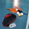 Kumprohu Pong Ball Holder,Table Tennis Ball Container Box Case | Table Tennis Ball Container Box Hard Case Pong Ball Storage Box with Keychain Table Tennis Accessories view 3