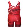 Matman USA The Breakdown Tournament Men's Wrestling Singlet (Red, XX-Large) view 3