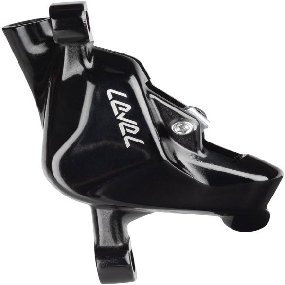 SRAM Level Ultimate Stealth 2-Piston Hydraulic Disc Brake Caliper - Post Mount, Lightweight Aluminum, Black, Compatible with DB-LVL-ULT2-C1, Front/Rear for XC & Trail MTB Cycling