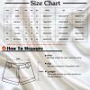 NaRHbrg Denim Skirts for Women's Casual Distressed Ripped A-Line Denim Short Skirt Zipper Front Denim Mini Skirt with Pocket view 4
