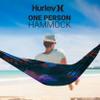 Hurley Duo Camping Hammock - 1 Person Portable Hammock for Camping, Heavy Duty Hammock with Parachute Nylon Fabric - Camping Accessories & Camping Gear for Outdoor Activities - Holds Up to 400lbs view 2