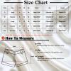 NaRHbrg Denim Skirts for Women's Casual Distressed Ripped A-Line Denim Short Skirt Zipper Front Denim Mini Skirt with Pocket view 3