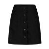 NaRHbrg Denim Skirts for Women's Casual Distressed Ripped A-Line Denim Short Skirt Zipper Front Denim Mini Skirt with Pocket view 3