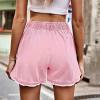 NaRHbrg Denim Skirts for Women's Casual Distressed Ripped A-Line Denim Short Skirt Zipper Front Denim Mini Skirt with Pocket view 4