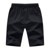 RTRDE Mens Shorts, Short Pants for Men Grey Shorts Short Khaki Men's Outdoor Fashion Sports Casual Basketball Shorts Running Training Chino Slim Fit Big 9 Inch Inseam Golf Casual Cotton (L, Black-2) view 2