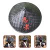 STOBOK Ninja Hat Japan Samurai Hat Cosplay Knight Black Vietnamese Japanese Straw Cone for Garden Farmer Fishing view 2