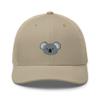 Koala Trucker hat, Embroidered hat Adult, Koala Hats for Men, for Women, Koala Gifts for Koala Lovers. Khaki view 1