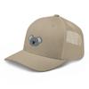 Koala Trucker hat, Embroidered hat Adult, Koala Hats for Men, for Women, Koala Gifts for Koala Lovers. Khaki view 4
