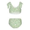 Aflyko Girls' Swimwear Cartoon Shy Frog 2-Piece Bikini Set Summer Swimsuit Holiday Bathing Suit Pool Party Beachwear Water Sport Tankini Set 5-6T view 2