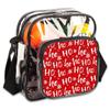 bisibuy Christmas Ho Letter Clear Crossbody Bag Clear Messenger Bag Shoulder Bags Clear Purse Stadium Approved for Concerts Sports Events Work Travel view 1