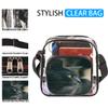 Cat Portrait Animals Clear Crossbody Bag Clear Messenger Bag Shoulder Bags Clear Purse Stadium Approved for Concerts Sports Events Work Travel view 3
