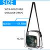 Cat Portrait Animals Clear Crossbody Bag Clear Messenger Bag Shoulder Bags Clear Purse Stadium Approved for Concerts Sports Events Work Travel view 4