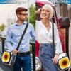 bisibuy Sunflower Clear Crossbody Bag Clear Messenger Bag Shoulder Bags Clear Purse Stadium Approved for Concerts Sports Events Work Travel view 2