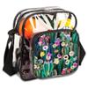 bisibuy Cactus Colorful Clear Crossbody Bag Clear Messenger Bag Shoulder Bags Clear Purse Stadium Approved for Concerts Sports Events Work Travel view 1