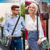 bisibuy Cactus Colorful Clear Crossbody Bag Clear Messenger Bag Shoulder Bags Clear Purse Stadium Approved for Concerts Sports Events Work Travel view 2