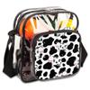 Animal Cows Print Clear Crossbody Bag Clear Messenger Bag Shoulder Bags Clear Purse Stadium Approved for Concerts Sports Events Work Travel view 1