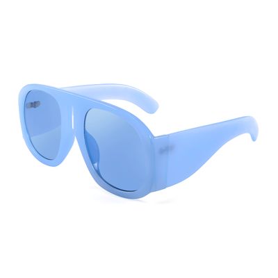 FEISEDY Retro Trendy Avaitor Sunglasses for Women Men Oversized Vintage 70s 80s Sunglasses Flat Top Shield Shades B2745