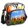 bisibuy Summer Sunflower Clear Crossbody Bag Clear Messenger Bag Shoulder Bags Clear Purse Stadium Approved for Concerts Sports Events Work Travel view 1
