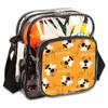 bisibuy Cute Bee Bumblebee Clear Crossbody Bag Clear Messenger Bag Shoulder Bags Clear Purse Stadium Approved for Concerts Sports Events Work Travel view 1