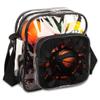 bisibuy Sports Basketball Clear Crossbody Bag Clear Messenger Bag Shoulder Bags Clear Purse Stadium Approved for Concerts Sports Events Work Travel view 1