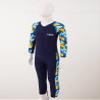 Hedmy Kid Boys One-Piece Swimsuit Zipper Long Sleeve Swimwear Rash Guard Bathing Suit Beachwear Surfing Navy Blue 9-10 Years view 4