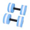 Creahappy Water Sports Dumbbell, 1 Pair Water Float Bodybuilding Training Fitness Yoga Dumbbell Barbell for Water Aerobics Fitness, Exercises Dumbbell Set(Blue) view 1