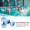 Creahappy Water Sports Dumbbell, 1 Pair Water Float Bodybuilding Training Fitness Yoga Dumbbell Barbell for Water Aerobics Fitness, Exercises Dumbbell Set(Blue) view 3