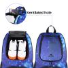 MATEIN Basketball Bag, Sturdy Soccer Bag with Ball Holder & Shoe Compartment, Large Basketball Backpack for Training Equipment, Water Resistant Sports Ball Backpack Fits Volleyball Football, Colorful view 3