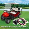 Roykaw Golf Cart 48 Volts DC Charger Receptacle with Socket Trim Kits Fit for Club Car Precedent 2004-2013 Electric Golf Cart, OEM#103375501,102510201,102516901 view 2