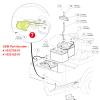 Roykaw Golf Cart 48 Volts DC Charger Receptacle with Socket Trim Kits Fit for Club Car Precedent 2004-2013 Electric Golf Cart, OEM#103375501,102510201,102516901 view 3