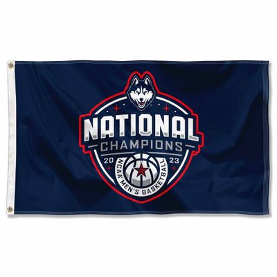 College Flags & Banners Co. Connecticut Huskies UCONN Mens Basketball National Championship 3x5 Grommet Flag