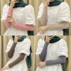 Cntqiang 4 Pairs Muslim Elastic Arm Sleeves for Women Modal Cotton Sunscreen UV Protection lslamic Arab Ramadan Sleeve Cover view 4