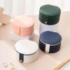 BIHOOA Travel portable ring jewelry storage box stud earrings jewelry jewelry storage box multi-layer jewelry box 11 * 11 * 5.8cm Green view 3