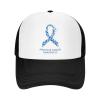 SwpWab Prostate Cancers Awareness Adult Mesh Baseball Cap with Excellent Permeability for Both Men Women Black view 2