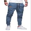 JMIERR Mens Casual Joggers Cotton Twill Chino Pants, C Sky Blue, 3XL view 1