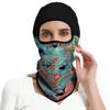 Red Plume 3PCS Balaclava Ski Mask Motorcycle Full Face Mask Outdoor Tactical Hood Headwear Mask Unisex for Cycling Halloween Windproof view 4