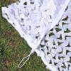 White Reinforced Camouflage Netting,Garden Pergola Decorative Shade Net,Camo Netting for Hunting,Military,Camping,Car Cover,Sunscreen Camouflage Net,Light and Durable,White-5x10m(16.4*32.8ft) view 4