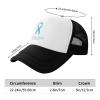 SwpWab Ovarian Cancer Awareness Adult Mesh Baseball Cap with Excellent Permeability for Both Men Women Black view 4