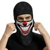 Red Plume 3PCS Balaclava Ski Mask Motorcycle Full Face Mask Outdoor Tactical Hood Headwear Mask Unisex for Cycling Halloween Windproof view 4