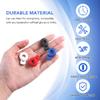 QWLWBU 32 Pcs Glove Locks,Lace Locks for Baseball Glove is Sturdy, No Knot Required,Strong Elasticity,Suitable for All Glove Baseball Glove Accessories(Red, Black, Blue, White) view 3