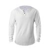 Dninmim Men T Shirt Long Sleeve Men Cotton Tshirt Men's Solid Color T-Shirt view 3